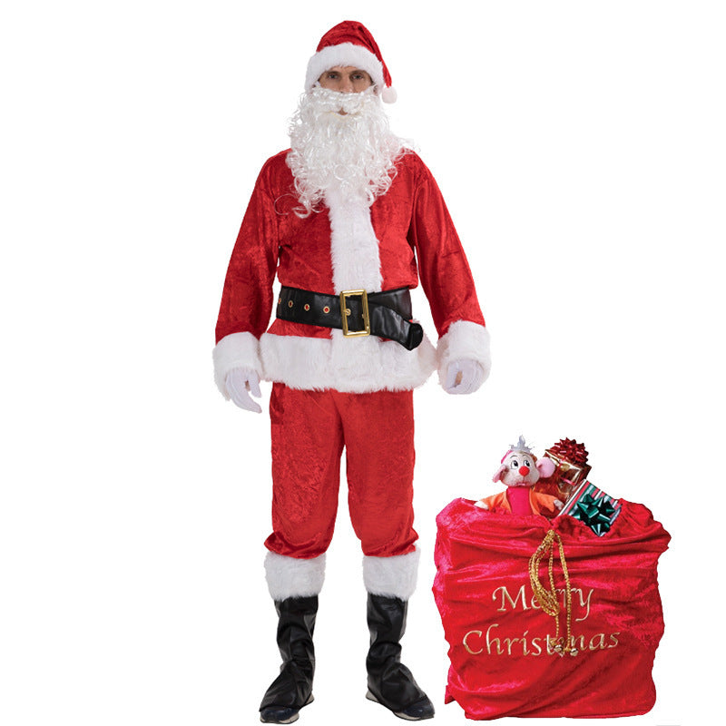 Premium Complete Santa Claus Costume Suit