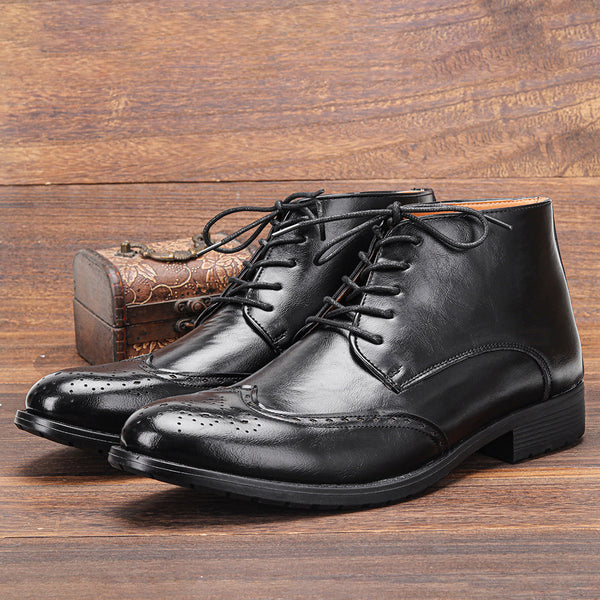 Men's Casual Brogue Shoes Dr Martens Boots