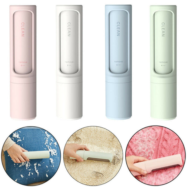 Rotating Cylinder Sticker Roller Electrostatic Brush Hair Removal Artifact Pet Hair Removal Brush Clothes Sticky Brush Hair Remover